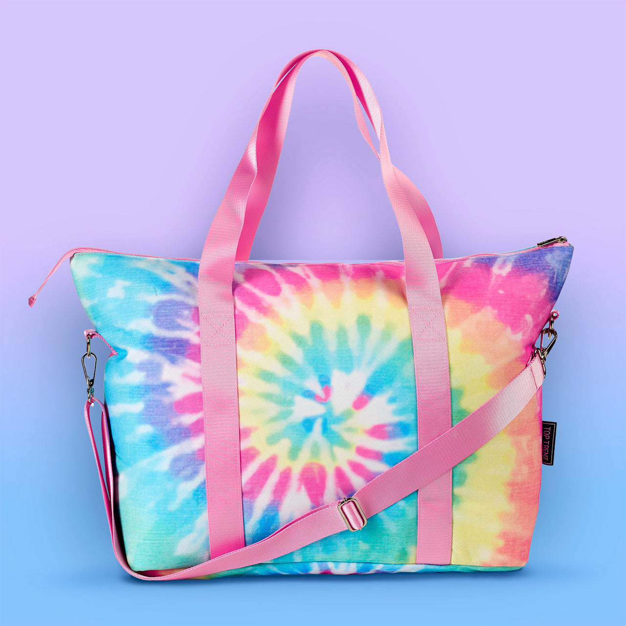 Pastel Delight Tie-Dye Tote Bag