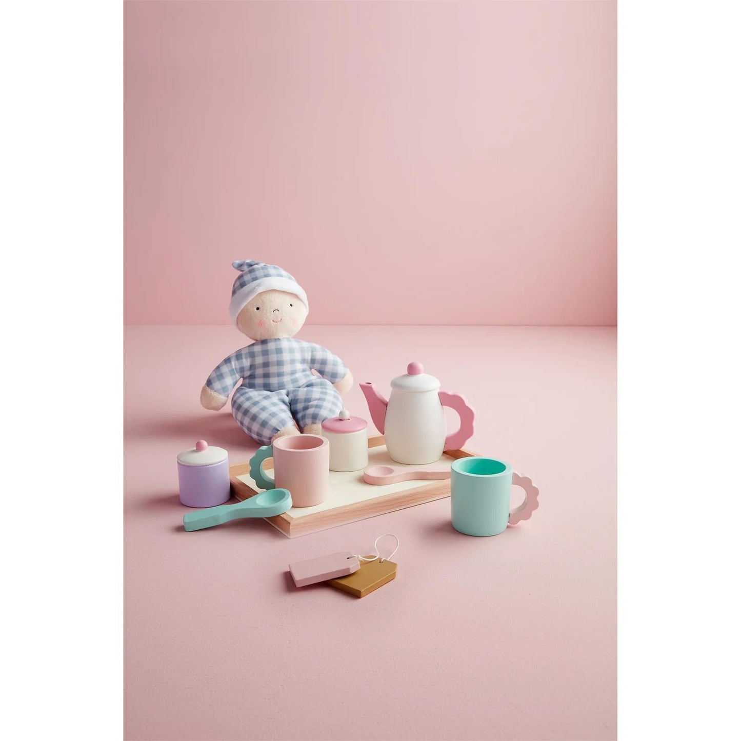 Wood Tea Party Set