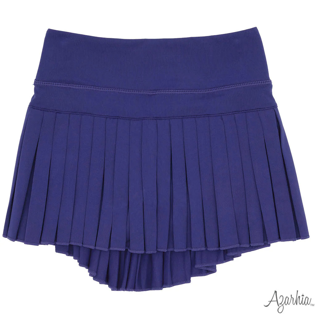 Purple Mini Pleated Skort