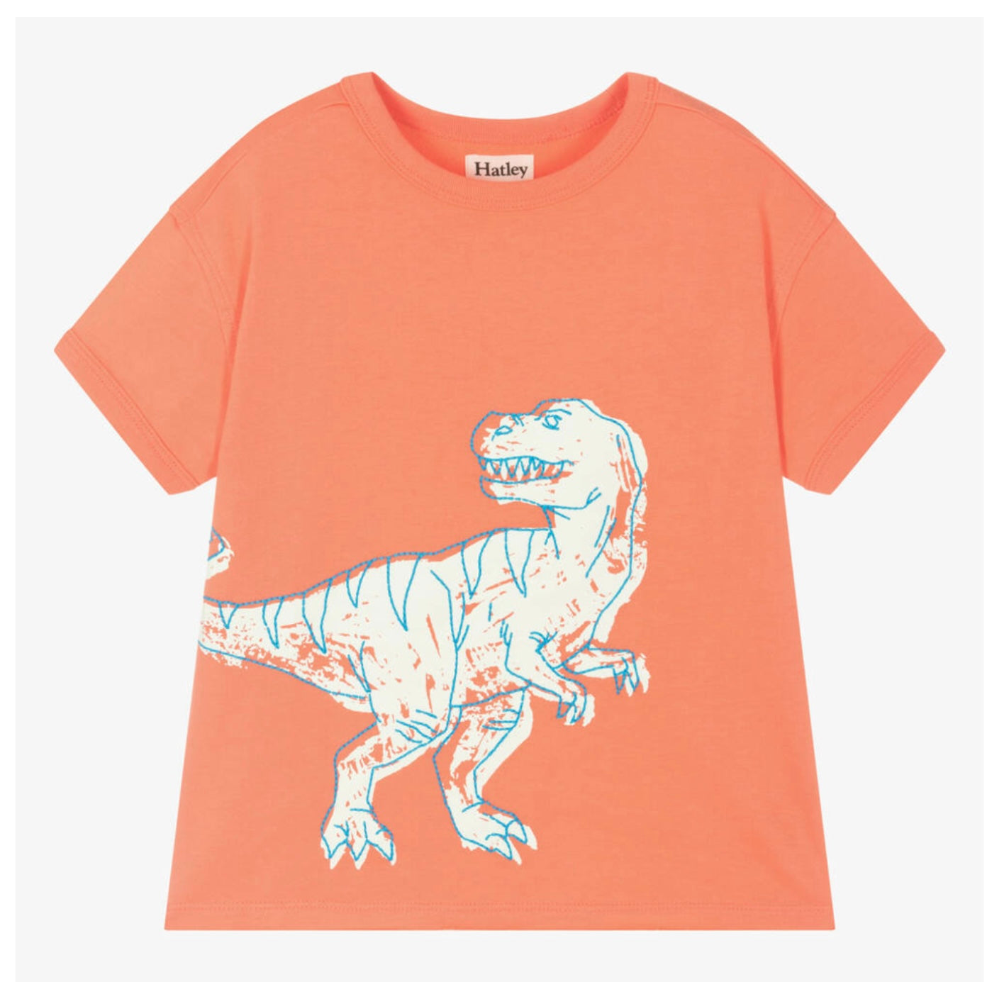 Dino Glow Ringer Tee
