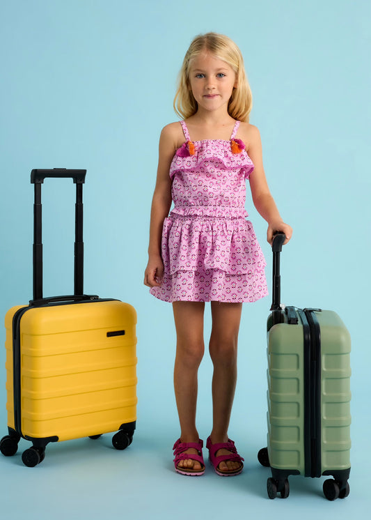 Smocked Floral Skirt