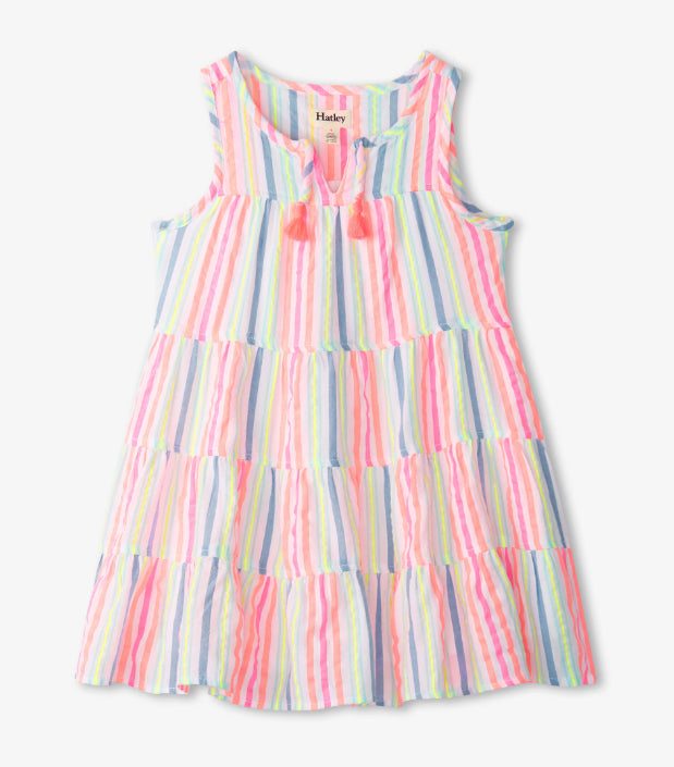 Miami Beach Layered Tiered Dress