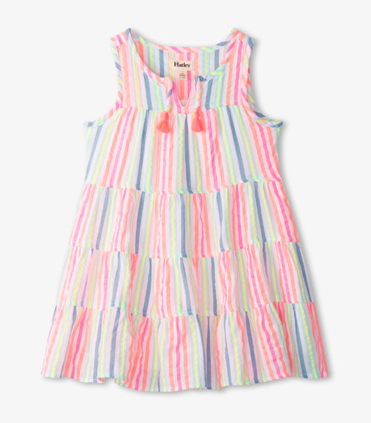 Miami Beach Layered Tiered Dress