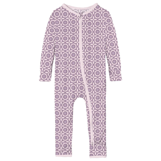 Lavender Flower Lattice Coverall