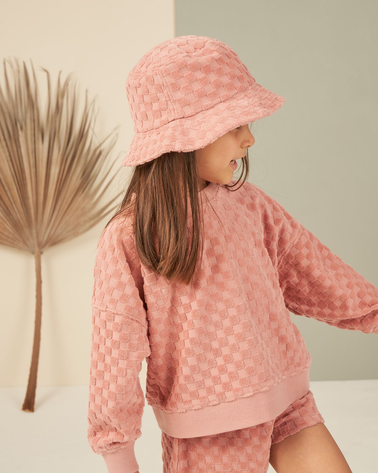 Pink Check Track Suit