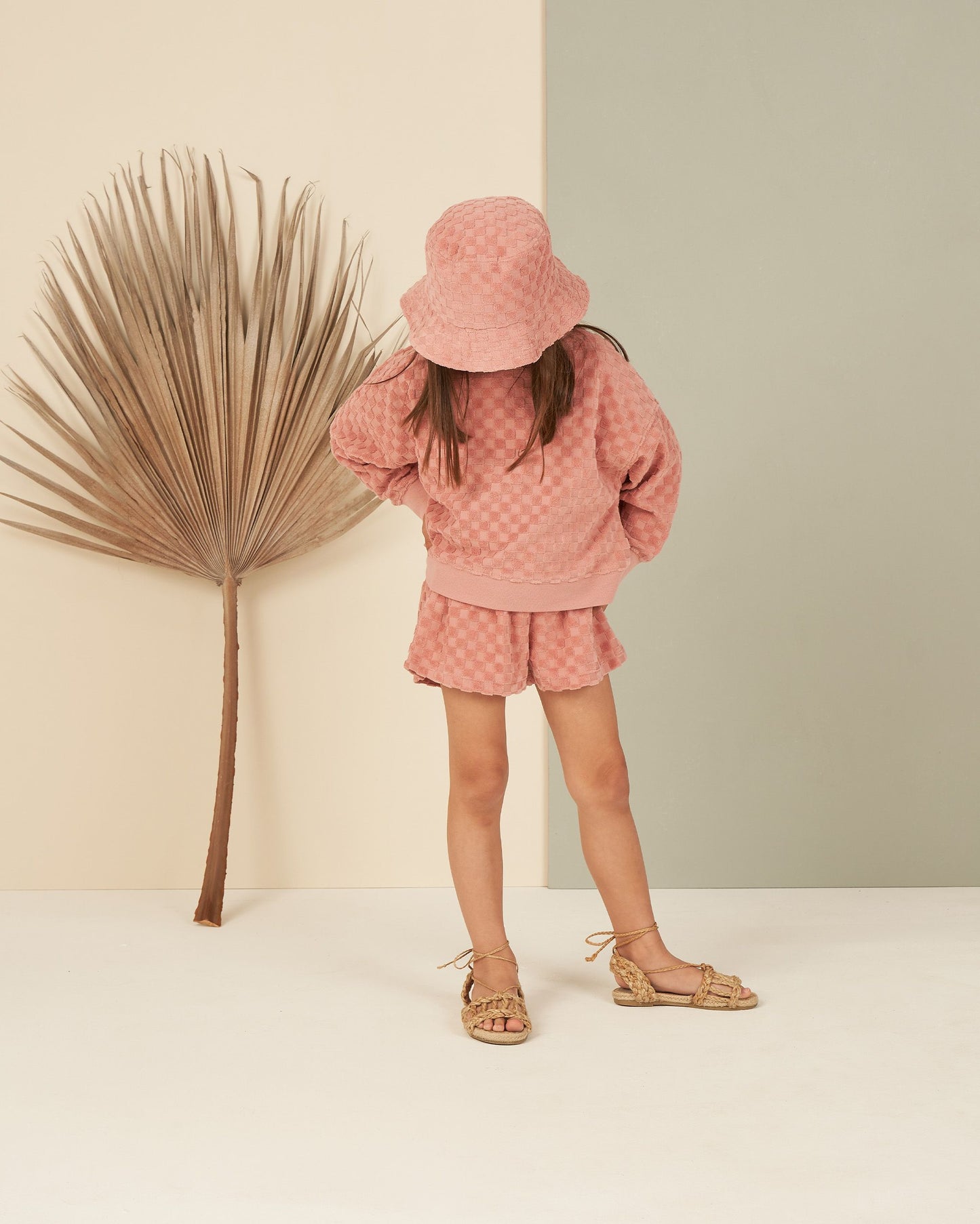 Pink Check Track Suit