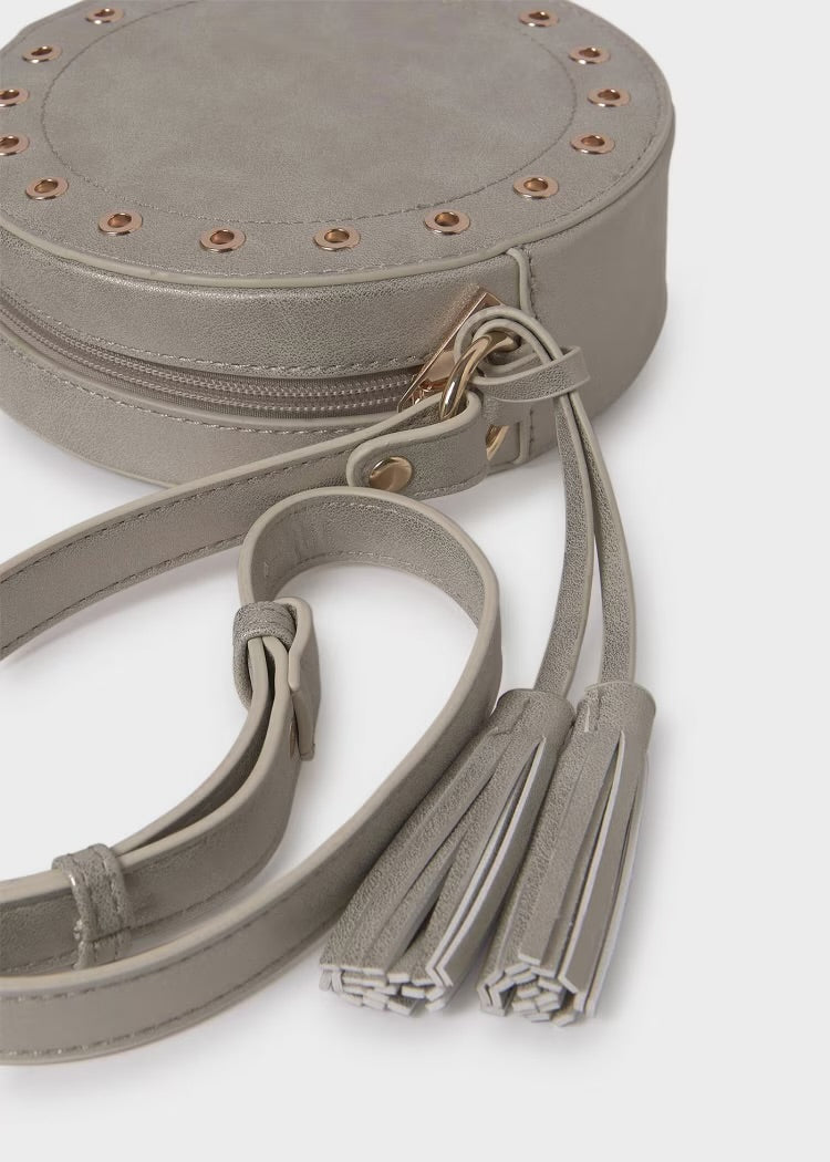 Champagne Studded Crossbody Bag