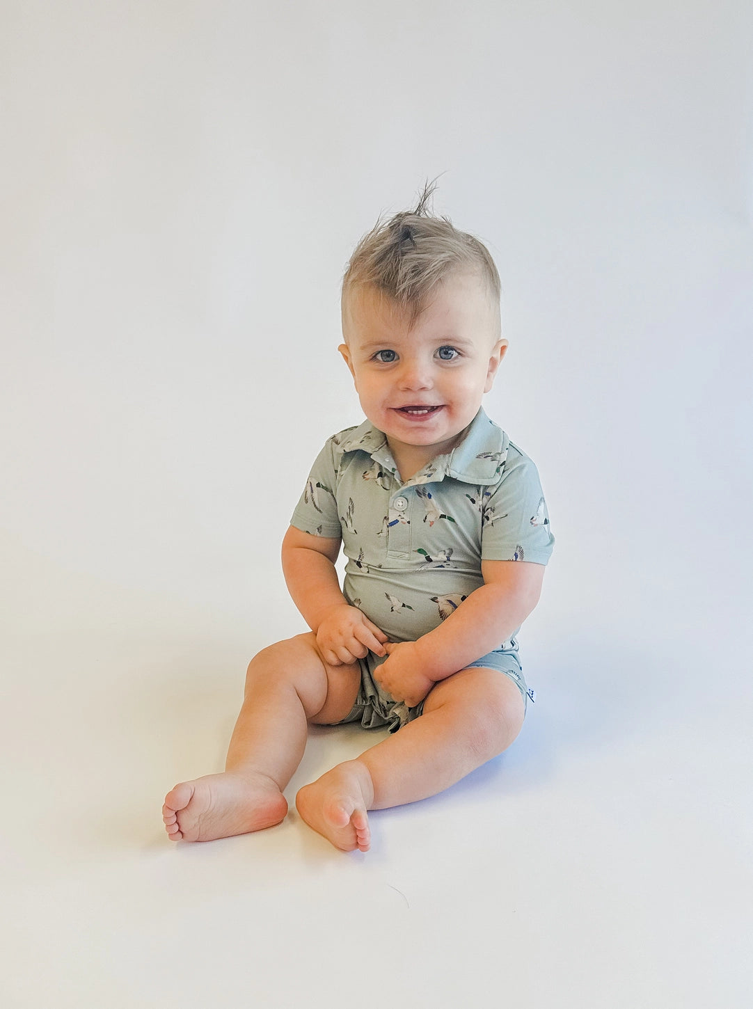 Mallards SS Polo Romper