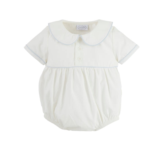 White Collared Poplin Bubble