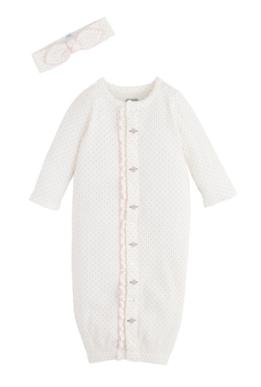 Rosette Polka Dot Gown