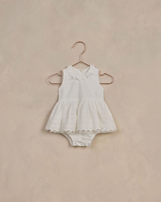 Georgia Romper White