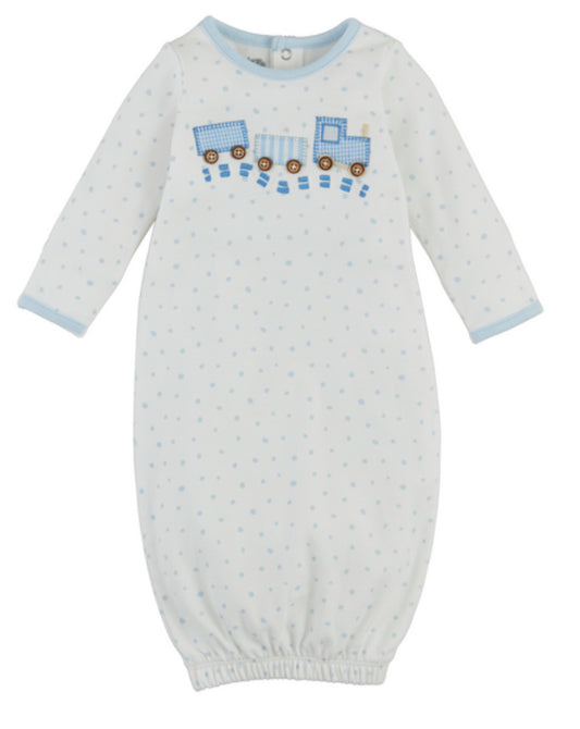 Train Applique Gown
