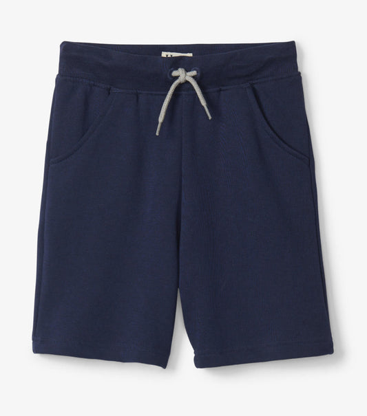 Navy Terry Shorts