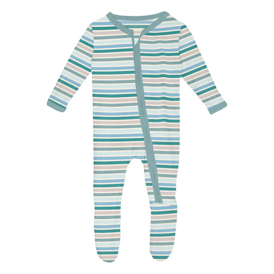 Lakeside Stripe Footie