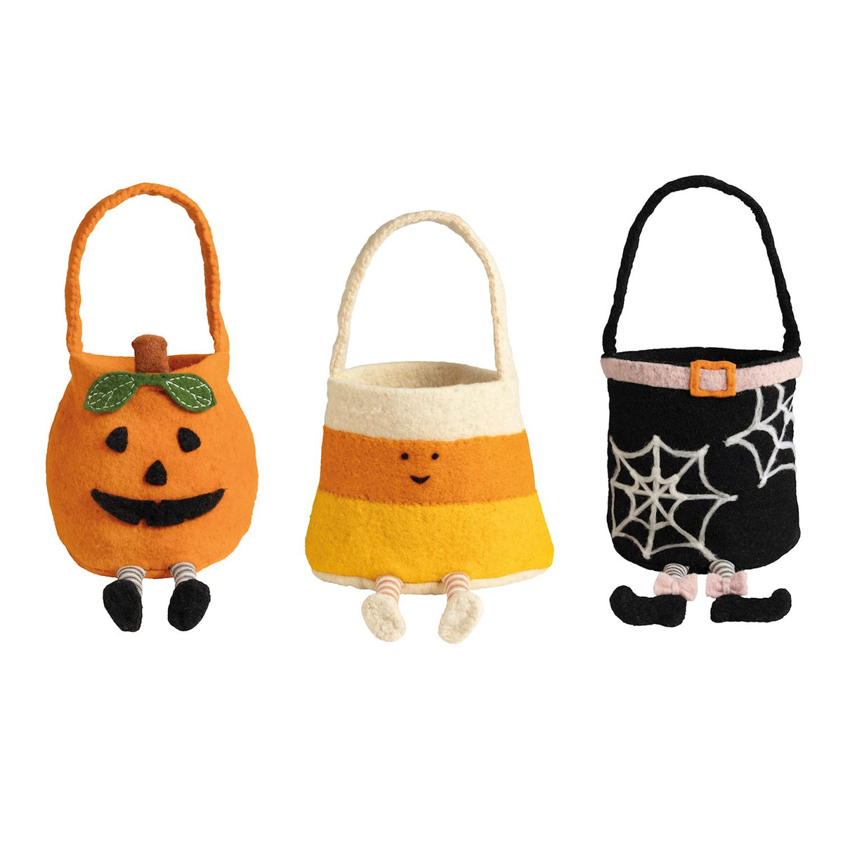 Halloween Felt Buckets