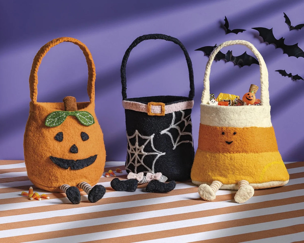 Halloween Felt Buckets
