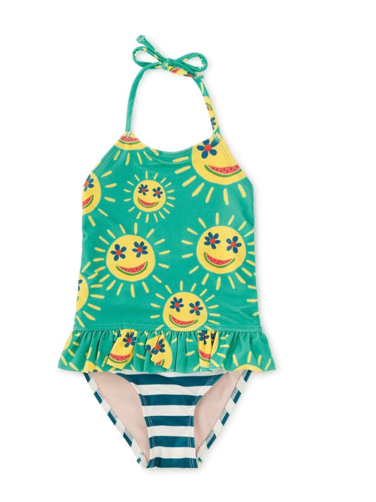 Smiley Sun Peplum Swim