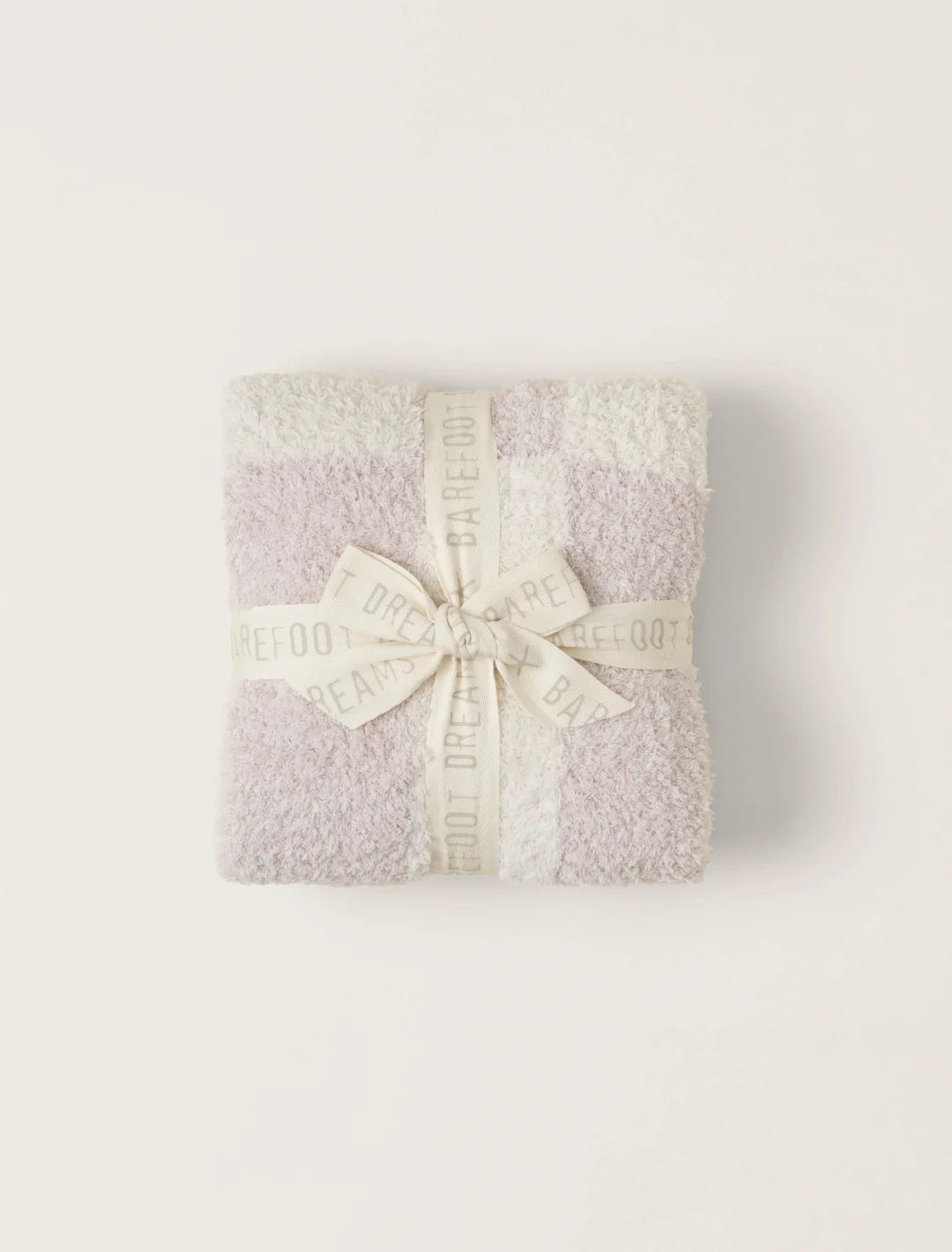 Checkered Stroller Blanket - Chai-Cream