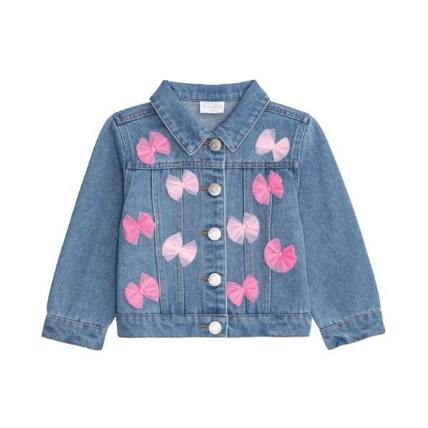 Tulle Denim Bow Jacket