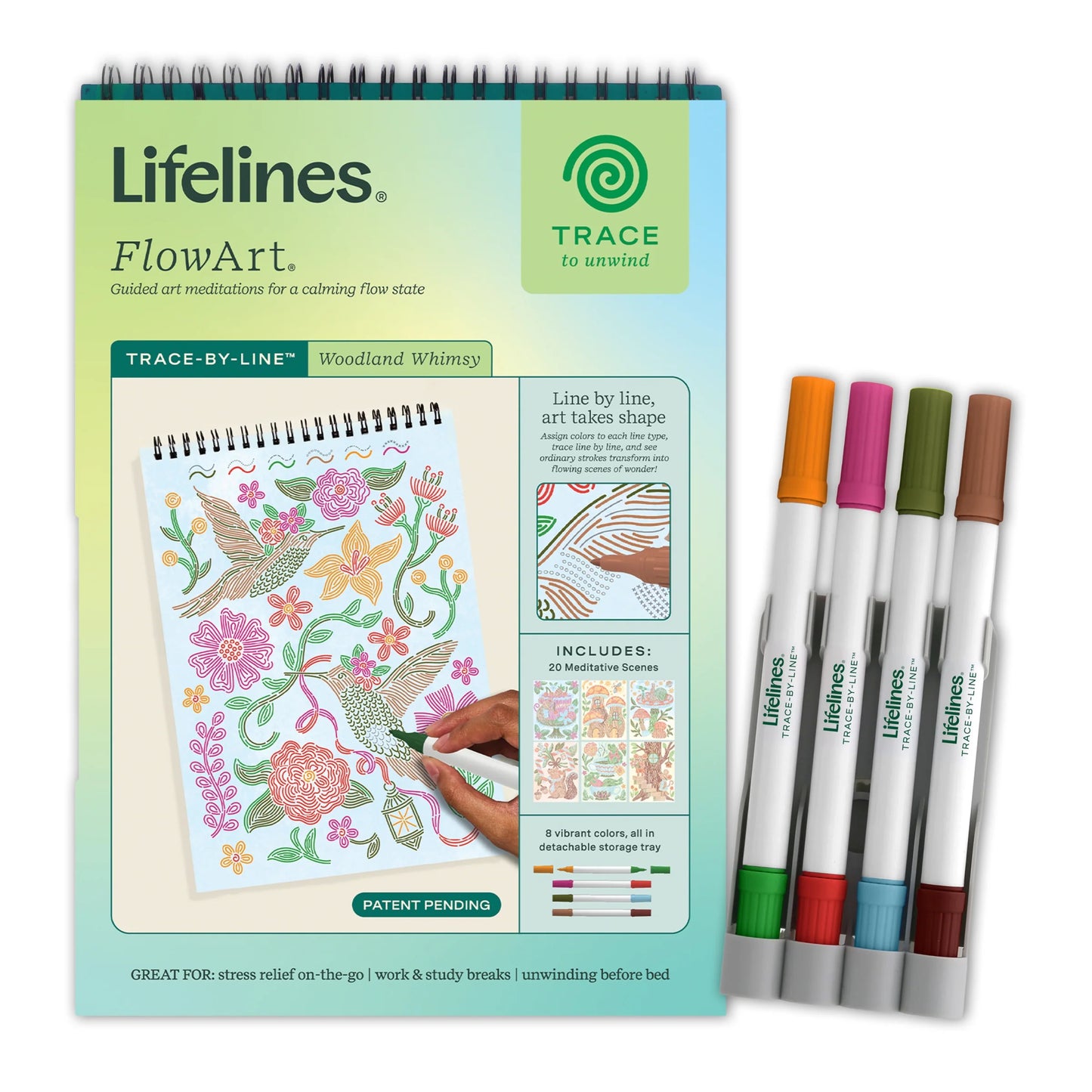 FlowArt: Trace-By-Line Woodland Whimsy
