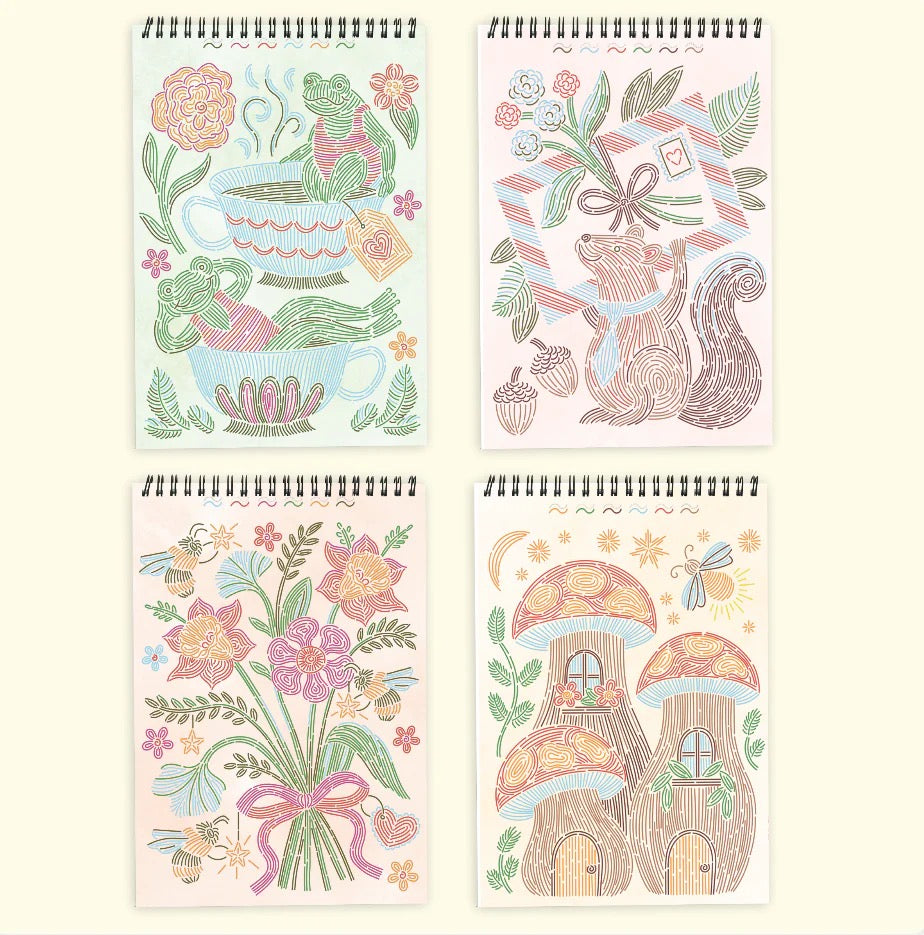 FlowArt: Trace-By-Line Woodland Whimsy