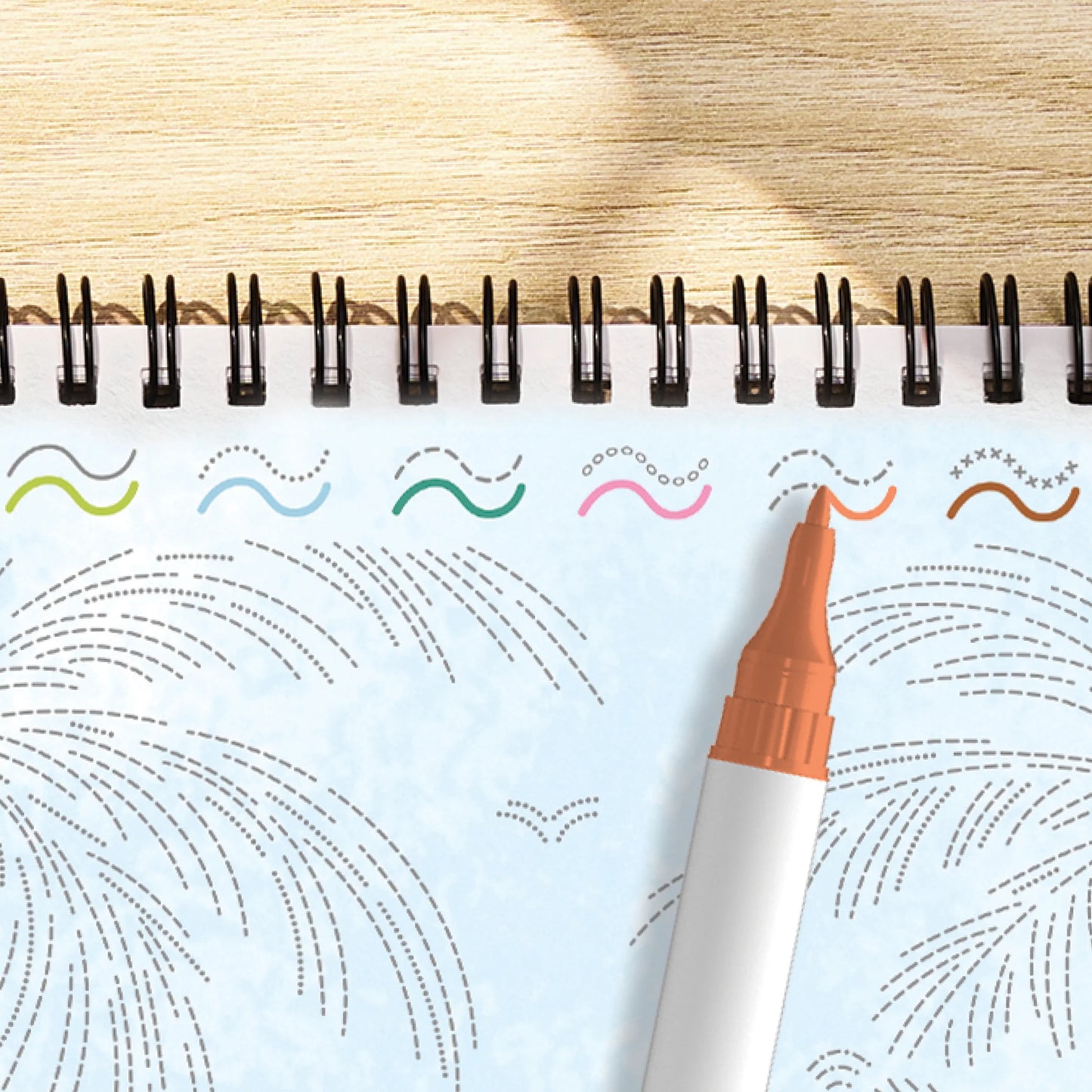 FlowArt: Trace-By-Line Tropical Paradise
