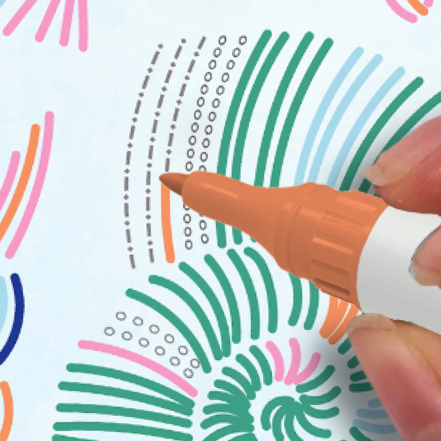 FlowArt: Trace-By-Line Tropical Paradise