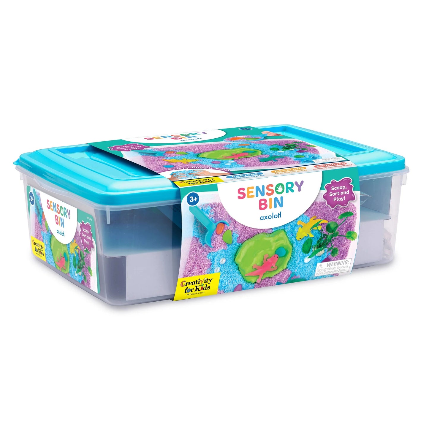 Sensory Bin - Axolotl
