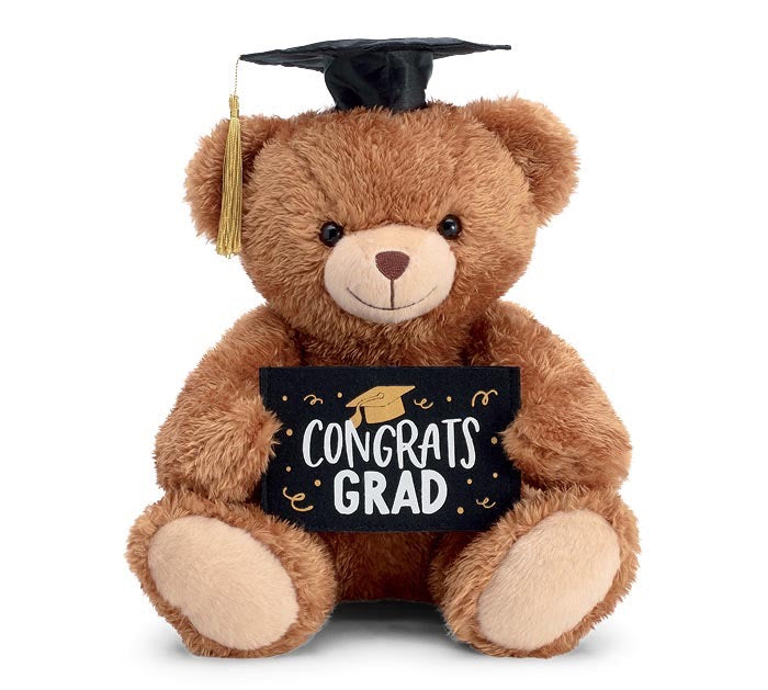 Brown Graduation Bear