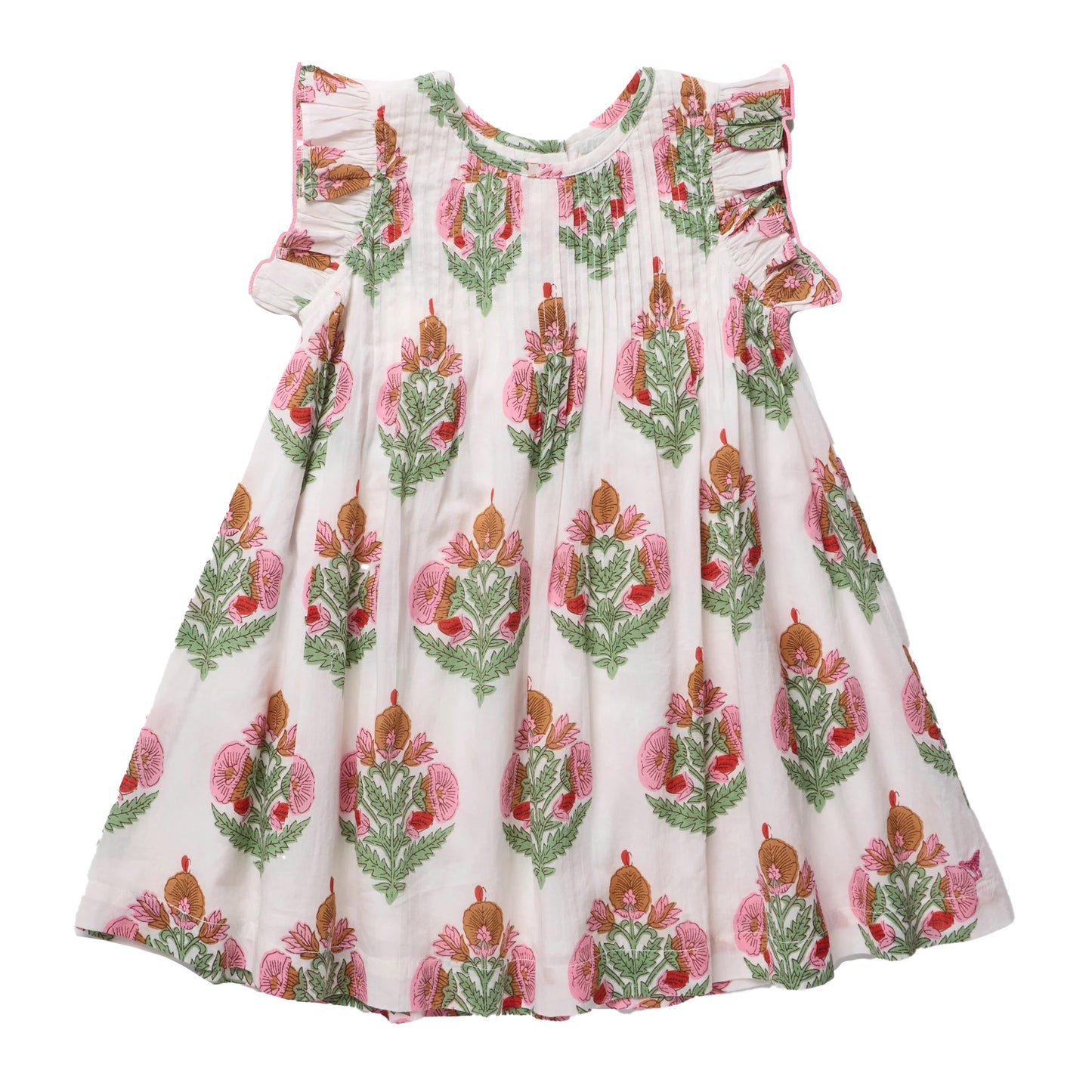 Pink Bellflower Jaipur Dress