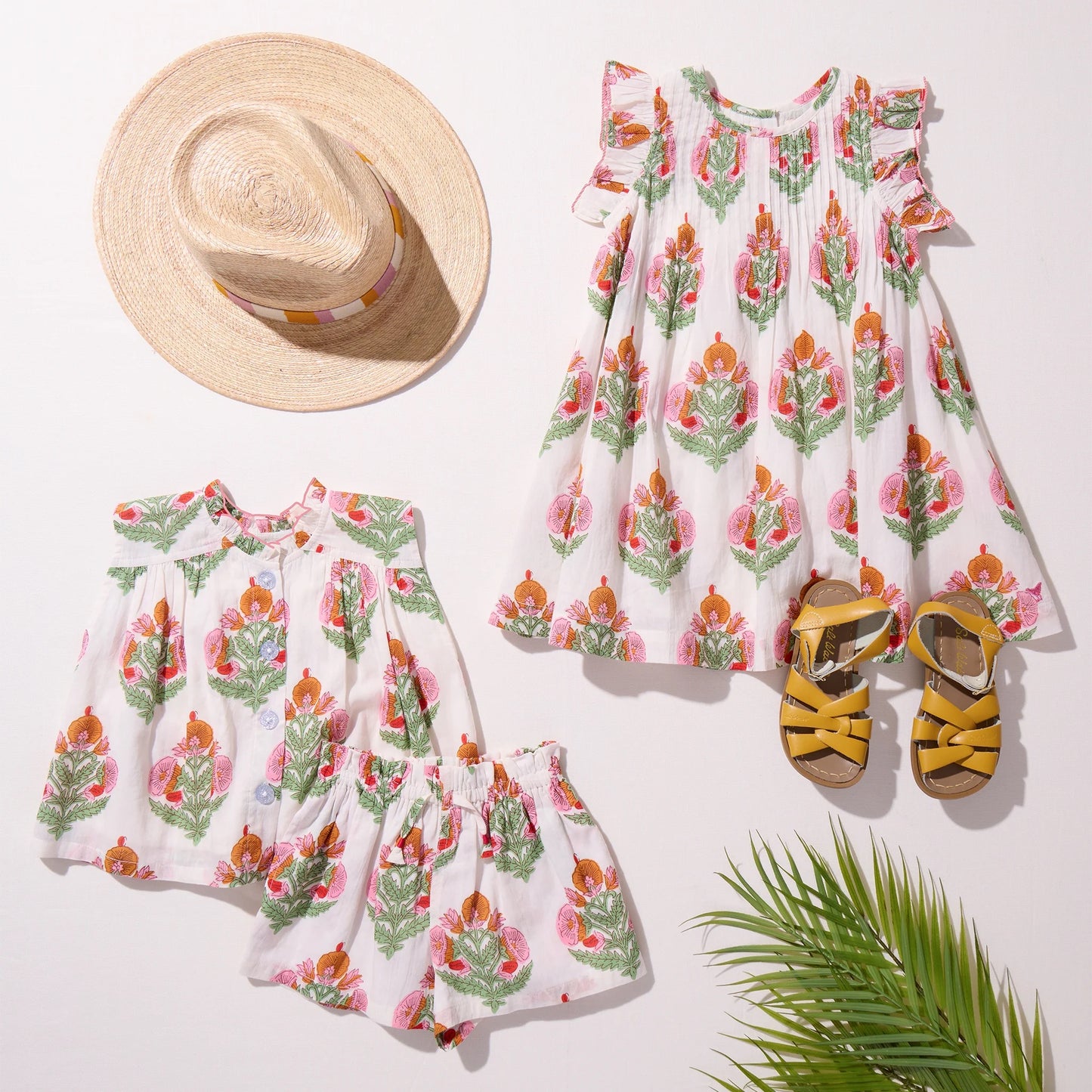 Pink Bellflower Jaipur Dress