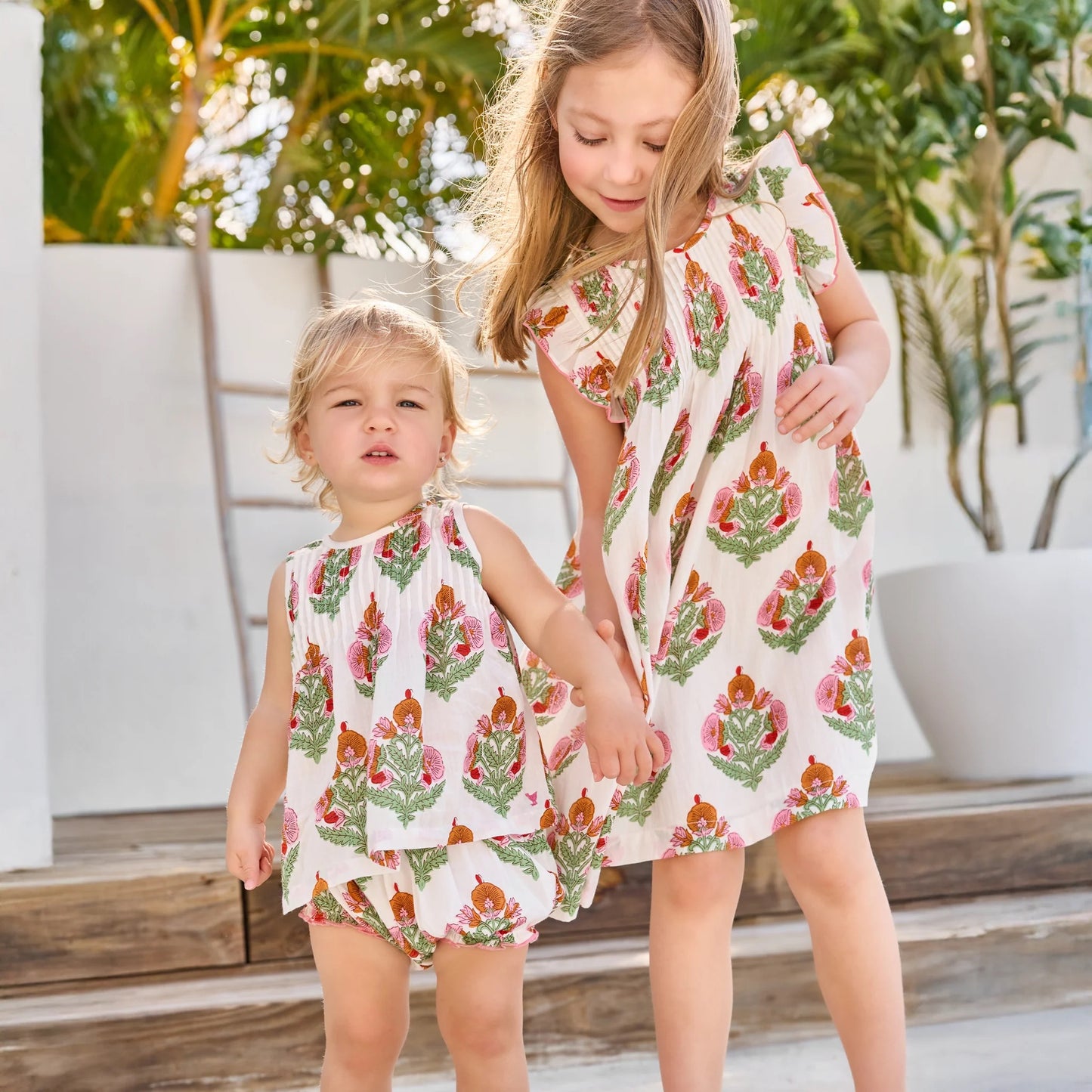 Pink Bellflower Jaipur Dress