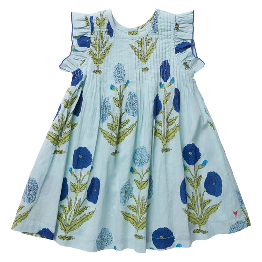 Light Blue Dandelion Jaipur Dress