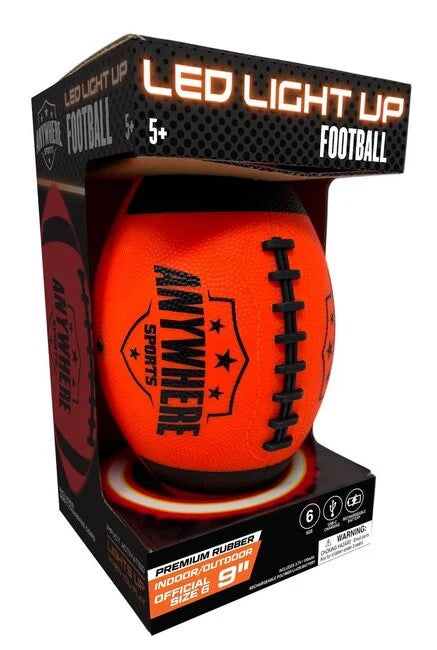 Orange Light-Up Football