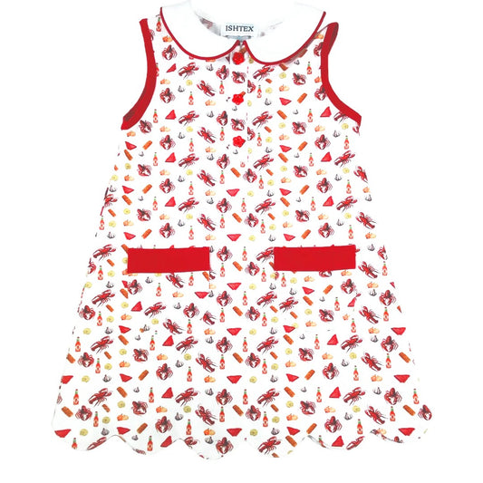 Crawfish Girl's Dress
