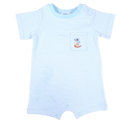 Cowboy Boy's Romper