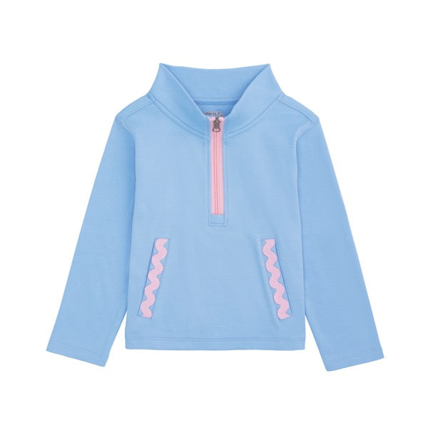 Blue Ric Rac Quarter Zip