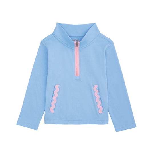 Blue Ric Rac Quarter Zip