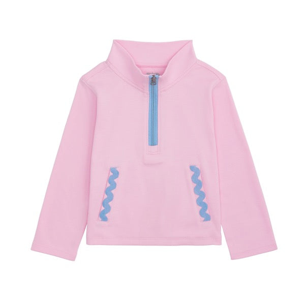 Pink Ric Rac Quarter Zip