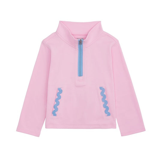 Pink Ric Rac Quarter Zip