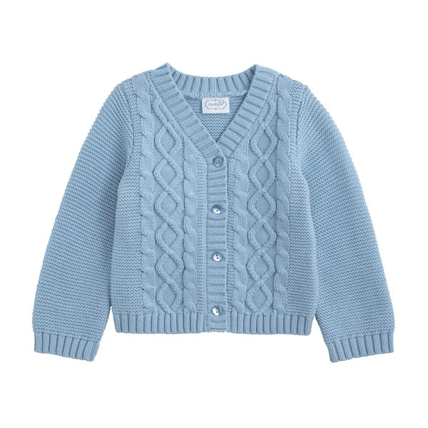 Blue Layette Cardigan