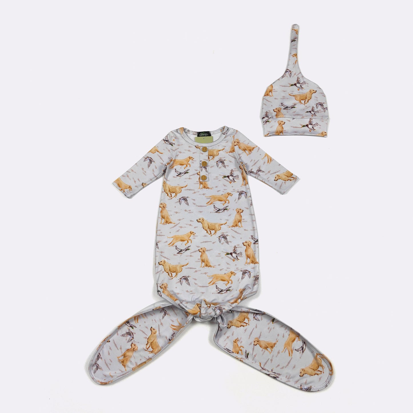 Retriever Knotted Gown