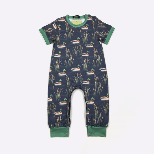 Duck Weed Boy Romper