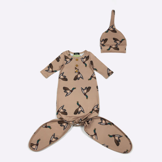 Fowl Play Sky Quacker Knotted Gown