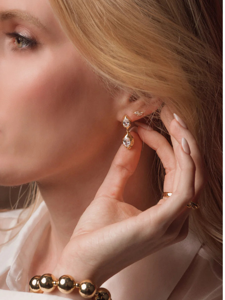 Kalynn Drop Earring - Gold