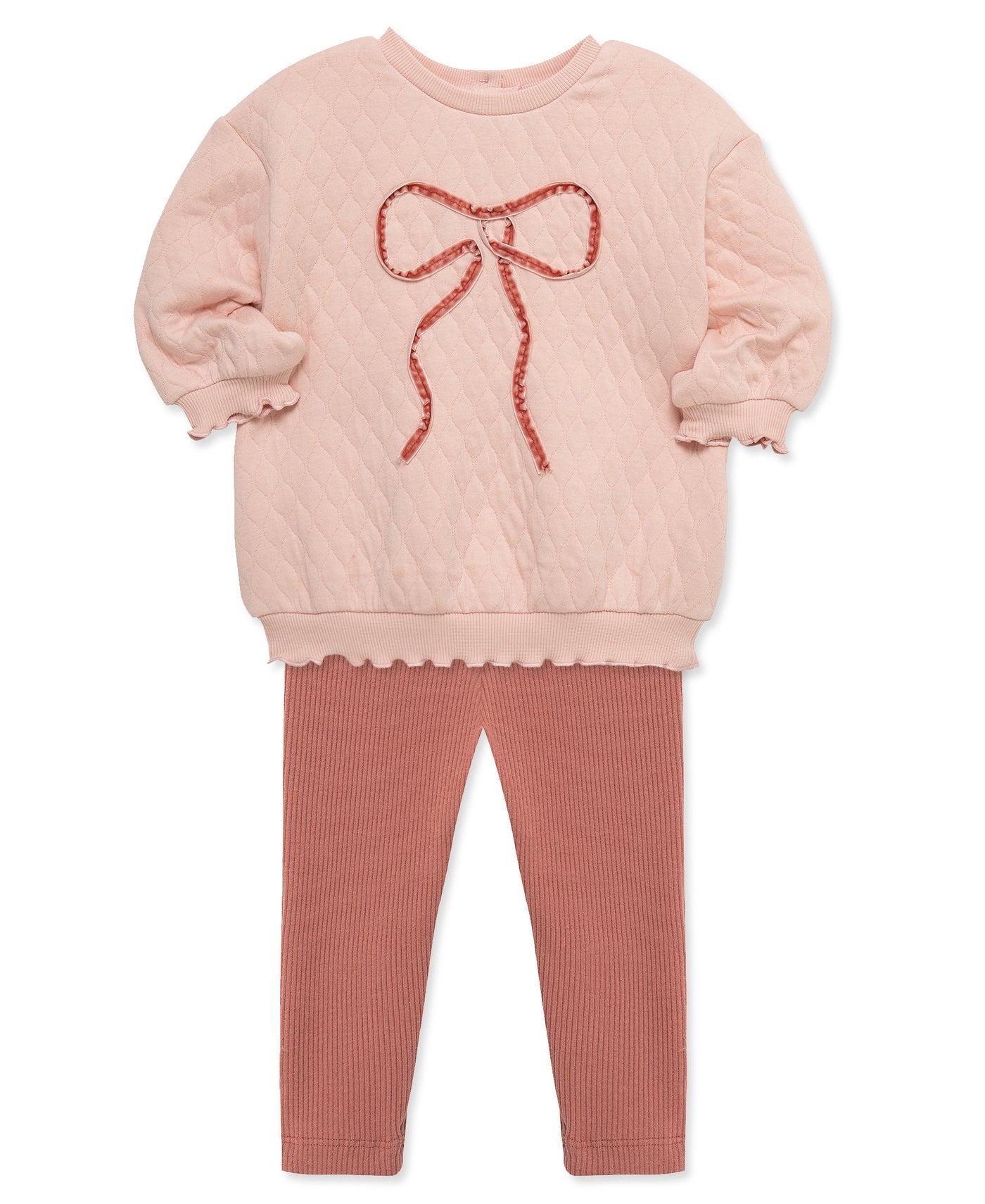 Bow Sweatshirt Set