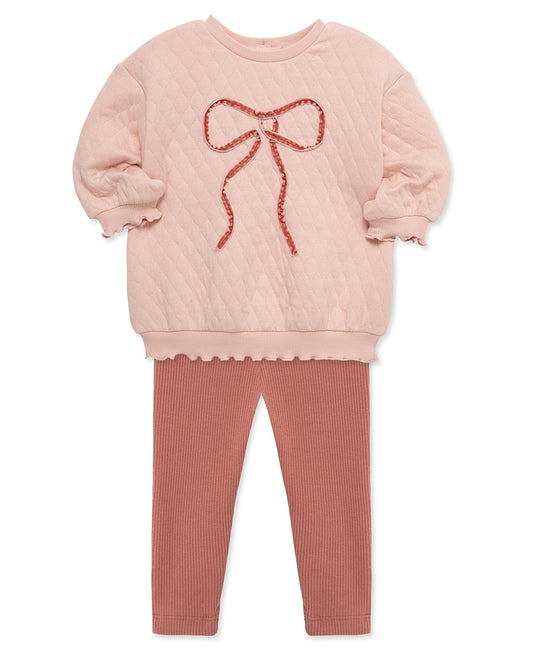 Bow Sweatshirt Set