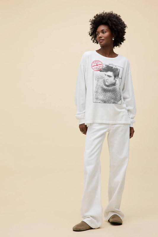 Sun Records X Elvis Relaxing Merch Long Sleeve Tee