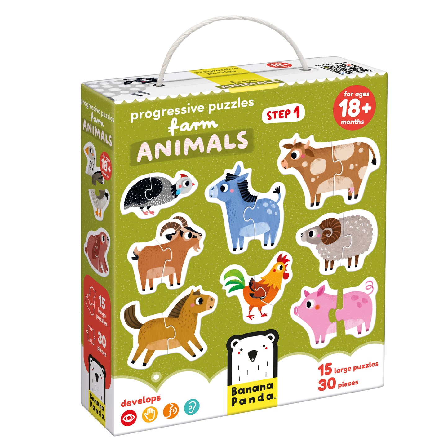 Progressive Puzzle - Farm Animals