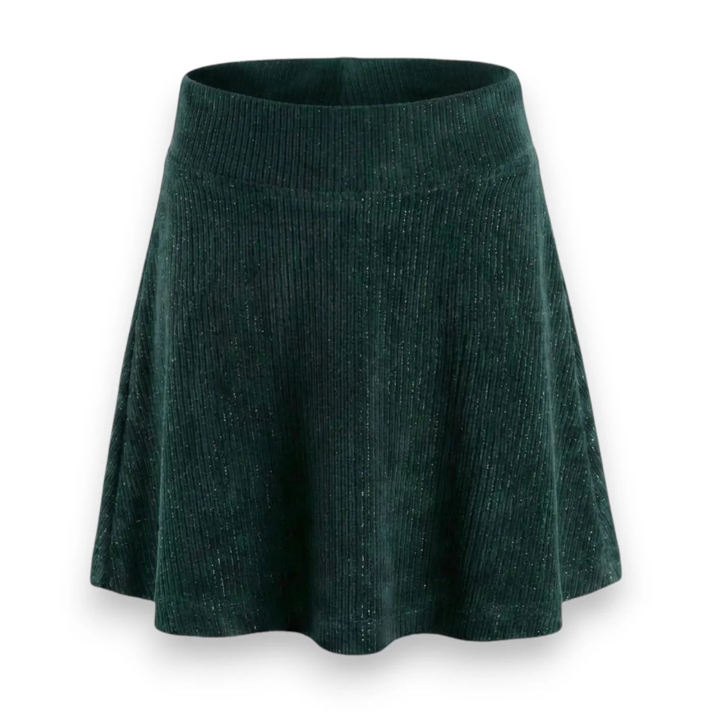 Dark Green Velour Libba Skirt